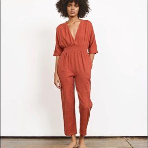 Ace & Jig Bianca Jumpsuit in Russet XS
